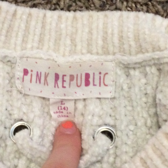 Girls soft knit sweater - Picture 3 of 4